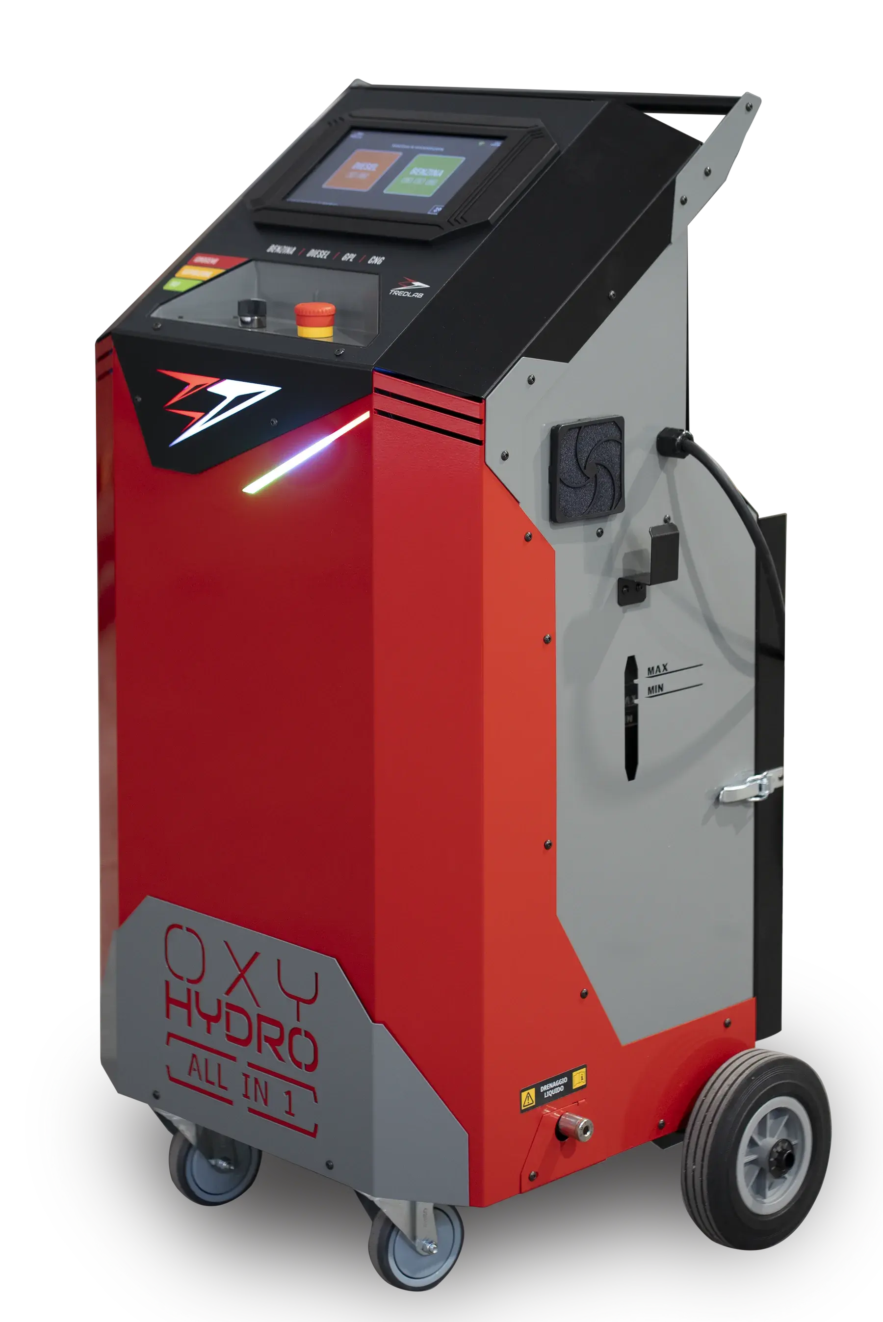 Vista posteriore OXY HYDRO ALL IN ONE